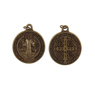 25-Pack - 1-inch St. Benedict [Medium] - Oxidized Pendant