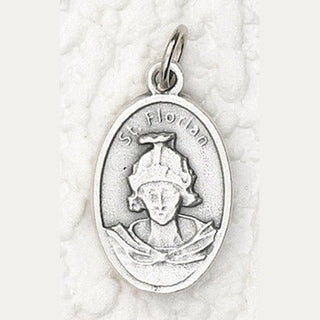 25-Pack - Oxidized Pendant of St Florian