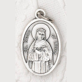 25-Pack - Oxidized Pendant- St Rose of Lima