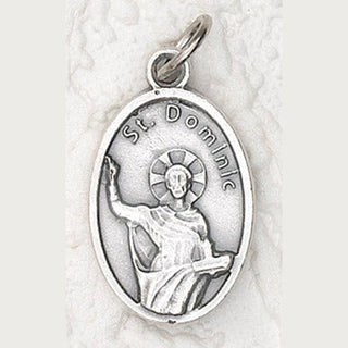 25-Pack - Oxidized Pendant- St Dominic