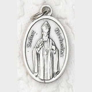25-Pack - Oxidized Pendant- St Nicholas