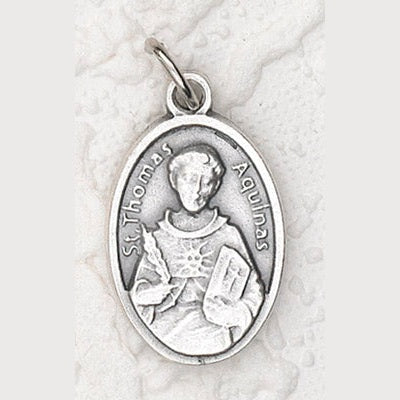 Oxidized Pendant- St Thomas Aquinas
