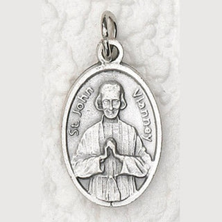 25-Pack - Oxidized Pendant- St John Vianney