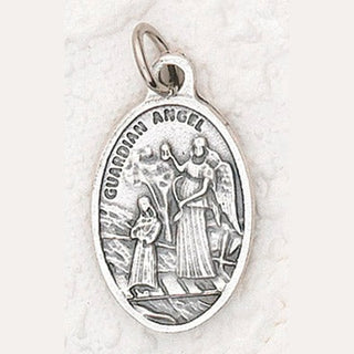 Oxidized Pendant-Guardian Angel