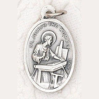 25-Pack - Oxidized Pendant-St Joseph the Worker