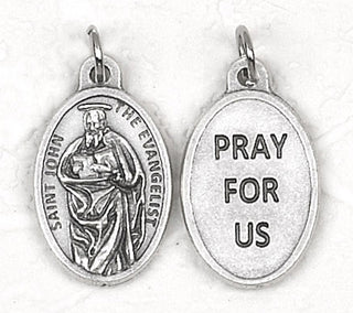 25-Pack - Oxidized Pendant-St John the Evangelist