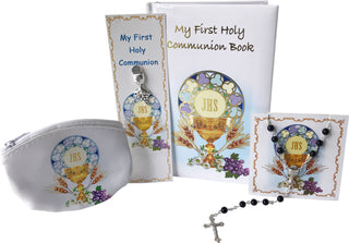 First Holy Communion 5 piece Boy's Gift Set