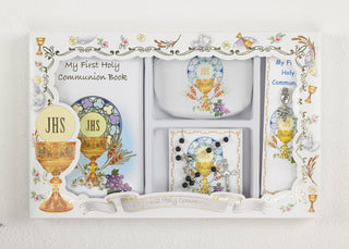 First Holy Communion 5 piece Boy's Gift Set