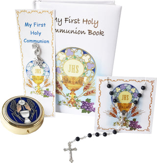 First Holy Communion 5 piece Boy's Gift Set