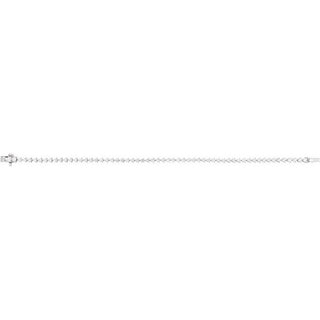 14K White 3 CTW Lab-Grown Diamond 7 1/4" Line Bracelet