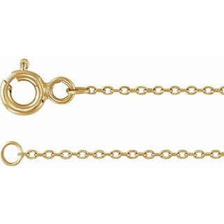 14K Yellow Star 9" Anklet
