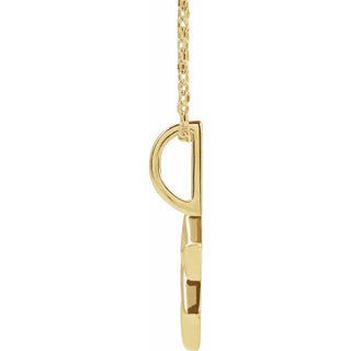 14K Yellow Star of David 16-18" Necklace