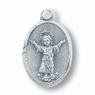 Divino Nino Oxidized Medal Spanish 25-Pack