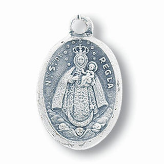 Our Lady Of Regla Oxidized Med Spanish 25-Pack