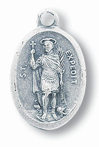 St. Expedit Oxidized Medal Spanish 25-Pack