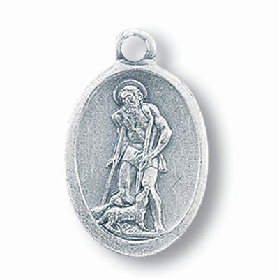 St. Lazarus Oxidized Medal Spnsh Spanish 25-Pack