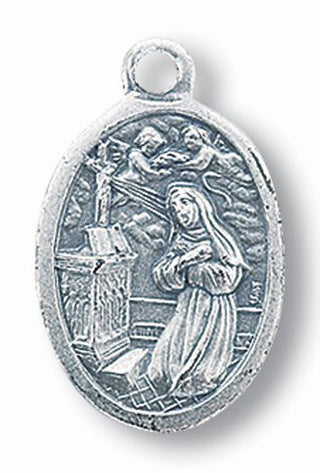 St. Rita Oxidized Medal Spanish 25-Pack