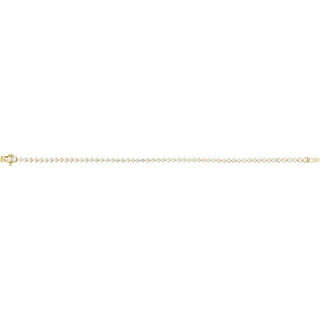 14K Yellow 3 CTW Lab-Grown Diamond 7 1/4" Line Bracelet