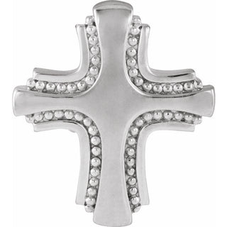 Sterling Silver Cross Slide Pendant