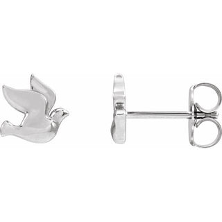 Sterling Silver Holy Spirit Dove Right Earring
