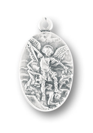 St Michael Oxidized Medal (1") 25-Pack