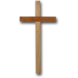 10" Oak Cross