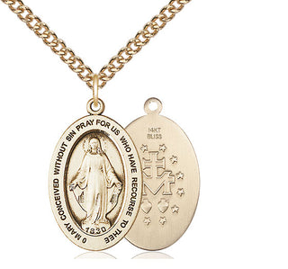 14kt Gold Miraculous Medal