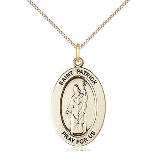 14kt Gold-Filled Saint patrick medal necklace 11084GF