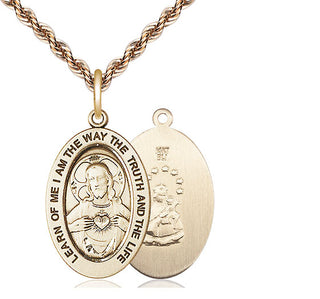 14kt Gold Scapular Medal