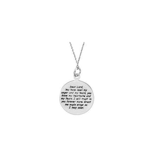 Sterling Silver Overcoming Difficulties 18" Necklace 