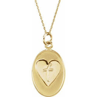14K Yellow Loss of a Father 18" Necklace