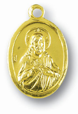 Aluminum Gold Scapular Medal 100-Pack