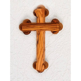 6-1/2 inch Olive Wood Cross - Eastern Style