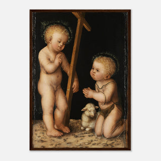 Christ Child and St. John with Lamb Framed Print - view 19