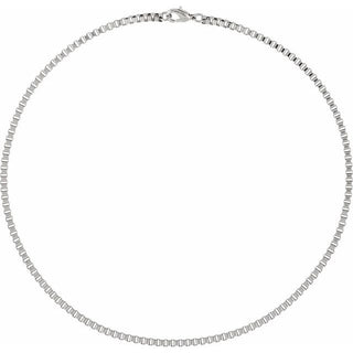 Stainless Steel 3 mm Box 24" Chain