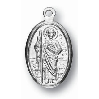 St Jude Silver Aluminium Medal 100-Pack