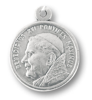 1 1/2" Diameter Pope Benedict Oxidized Medal 25-Pack