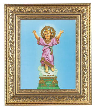 Divino Nino In Antique Gold Frame 10.25X12.25" 8X10 Print