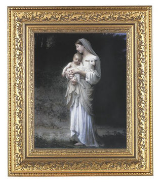 Bouguereau:Dinive Innocence Antique Gold Frame 10.25X12.25" 8X10Prt