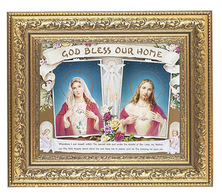 House Blessing-Shj-Ihm Antique Gold Frame 10.25X12.25" 8X10 Print - SALE