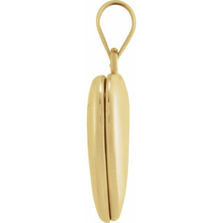 14K Yellow Heart Locket