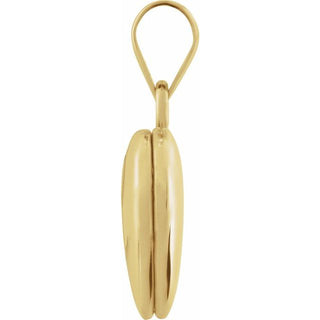 14K Yellow Heart Locket