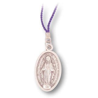 Miraculous Medal On Blue Cord - main product image | CatholicShop.com