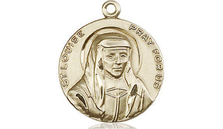 14kt Gold Saint Louise Medal