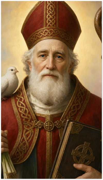 St. David of Wales Holy Cards