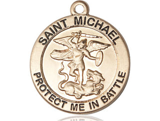 14kt Gold Saint Michael Air Force Medal