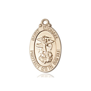 14kt Gold Saint Michael National Guard Medal