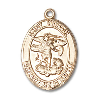14kt Gold Filled Saint Michael Guardian Angel Medal
