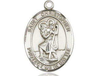 Sterling Silver Saint Christopher Medal Catholic Jewelry
