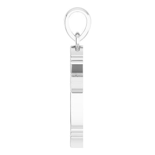 Platinum Vintage-Inspired Cross Pendant